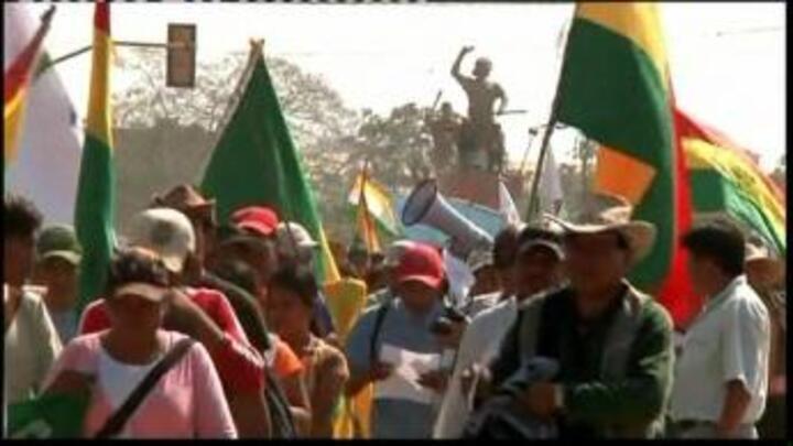 Violent crackdown on Amazon protests in Bolivia